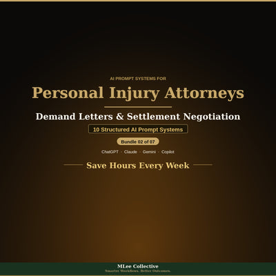 Personal Injury Attorneys — Demand Letters & Settlement Negotiation
