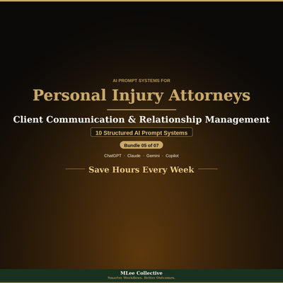 Personal Injury Attorneys — Client Communication & Relationship Management