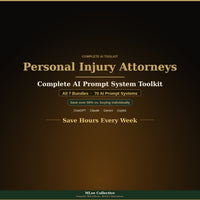 Personal Injury Attorneys — Complete AI Prompt System Mega Bundle - Image 1