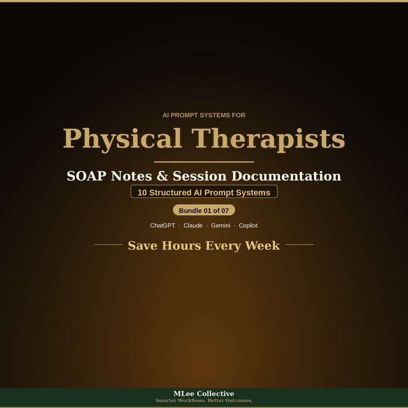 Physical Therapists — SOAP Notes & Session Documentation