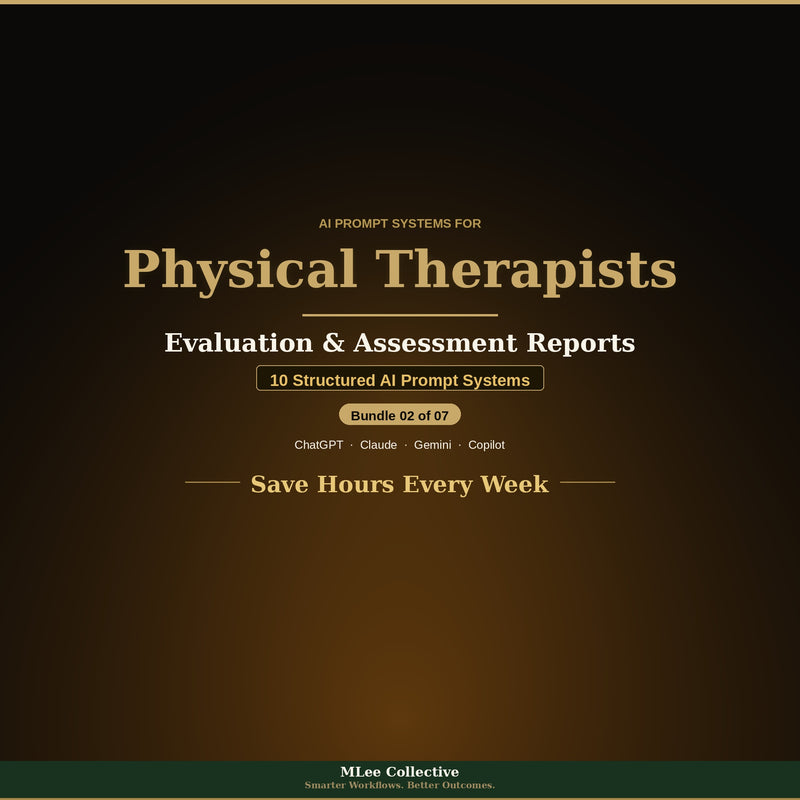 Physical Therapists — Evaluation & Assessment Reports