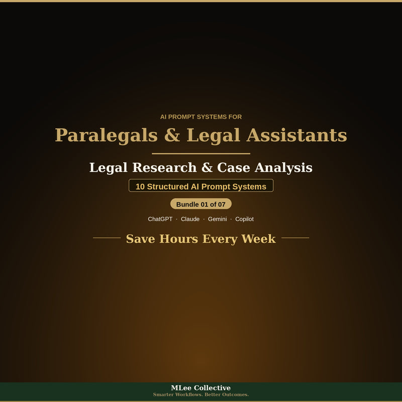 Paralegals & Legal Assistants — Legal Research & Case Analysis