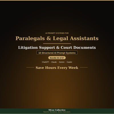 Paralegals & Legal Assistants — Litigation Support & Court Documents