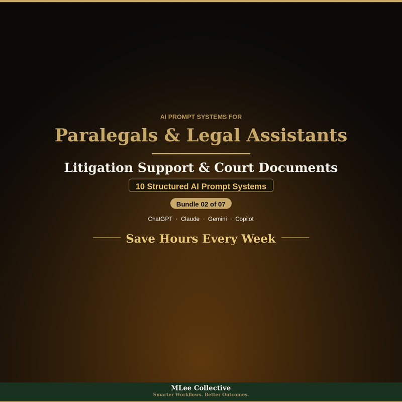 Paralegals & Legal Assistants — Litigation Support & Court Documents