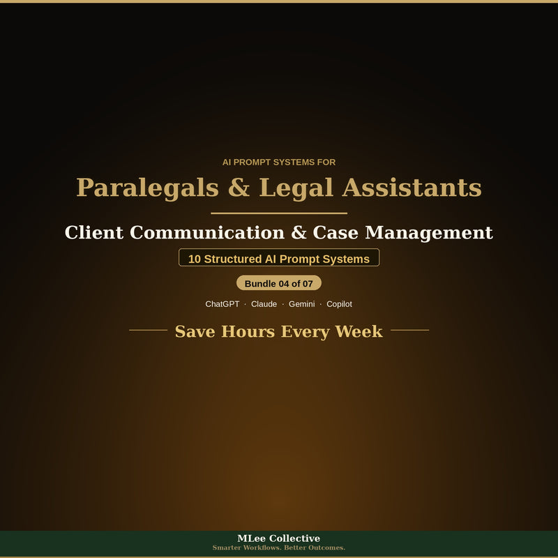 Paralegals & Legal Assistants — Client Communication & Case Management