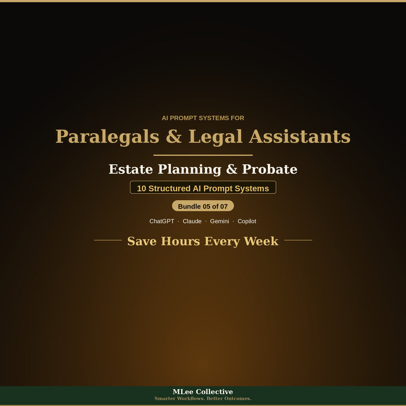Paralegals & Legal Assistants — Estate Planning & Probate