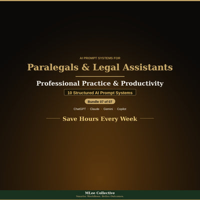 Paralegals & Legal Assistants — Professional Practice & Productivity