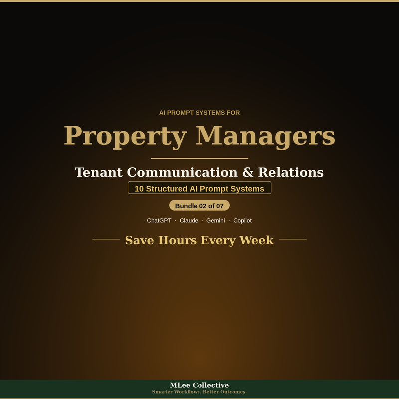 Property Managers — Tenant Communication & Relations