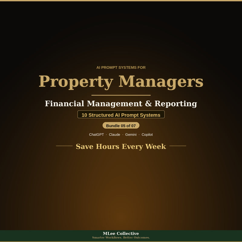 Property Managers — Financial Management & Reporting