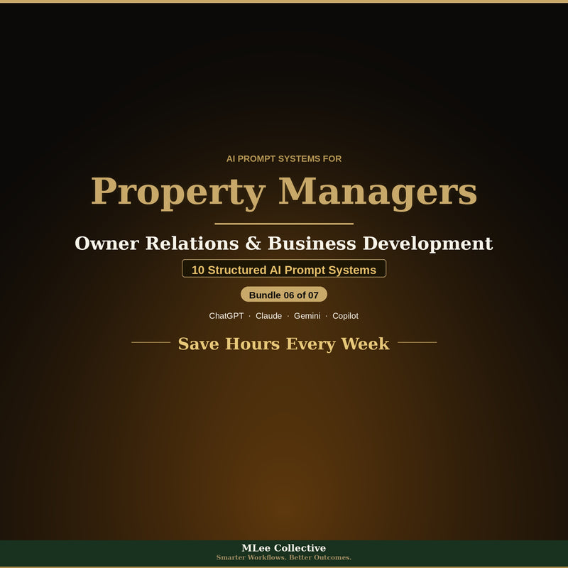 Property Managers — Owner Relations & Business Development