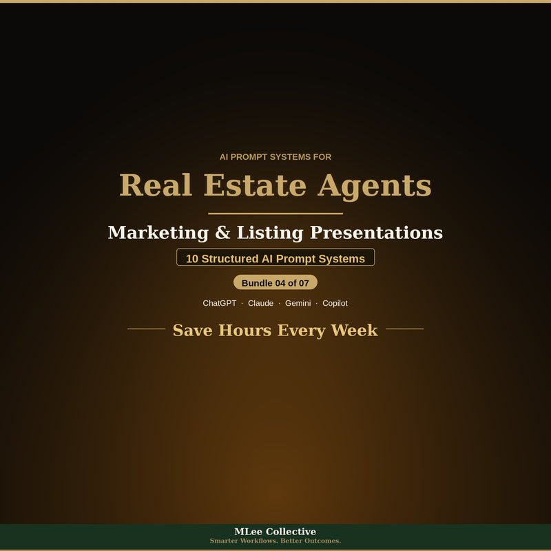 Real Estate Agents — Marketing & Listing Presentations