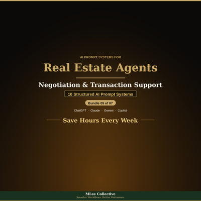 Real Estate Agents — Negotiation & Transaction Support
