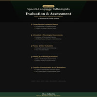Speech-Language Pathologists — Evaluation & Assessment - Image 3
