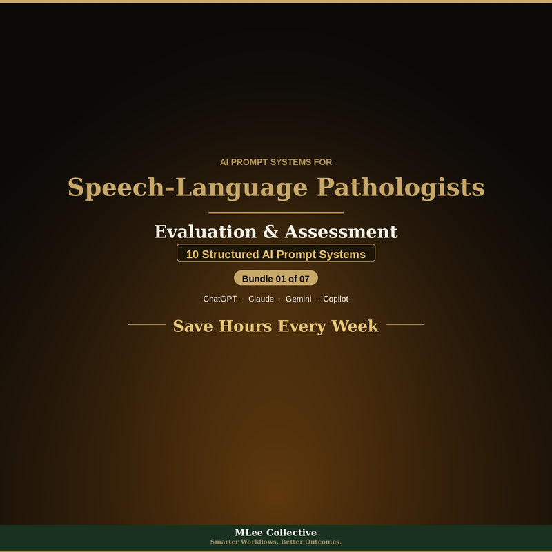 Speech-Language Pathologists — Evaluation & Assessment