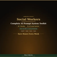Social Workers — Complete AI Prompt System Mega Bundle - Image 1