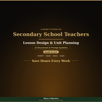 Secondary School Teachers — Lesson Design & Unit Planning - Image 1