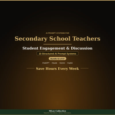 Secondary School Teachers — Student Engagement & Discussion