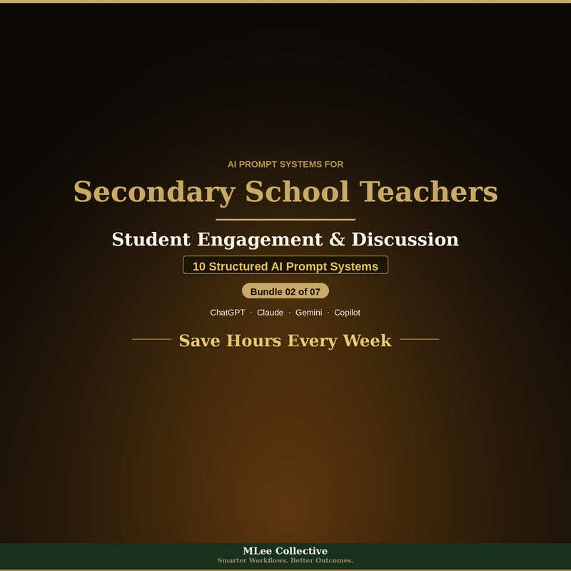Secondary School Teachers — Student Engagement & Discussion