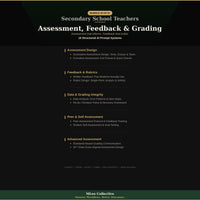 Secondary School Teachers — Assessment, Feedback & Grading - Image 3