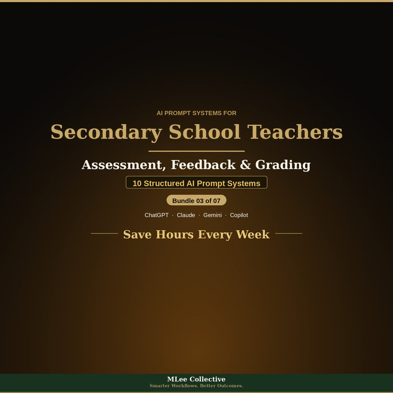 Secondary School Teachers — Assessment, Feedback & Grading