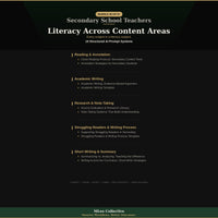 Secondary School Teachers — Literacy Across Content Areas - Image 3