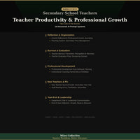 Secondary School Teachers — Teacher Productivity & Professional Growth - Image 3