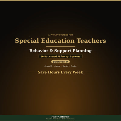 Special Education Teachers — Behavior & Support Planning