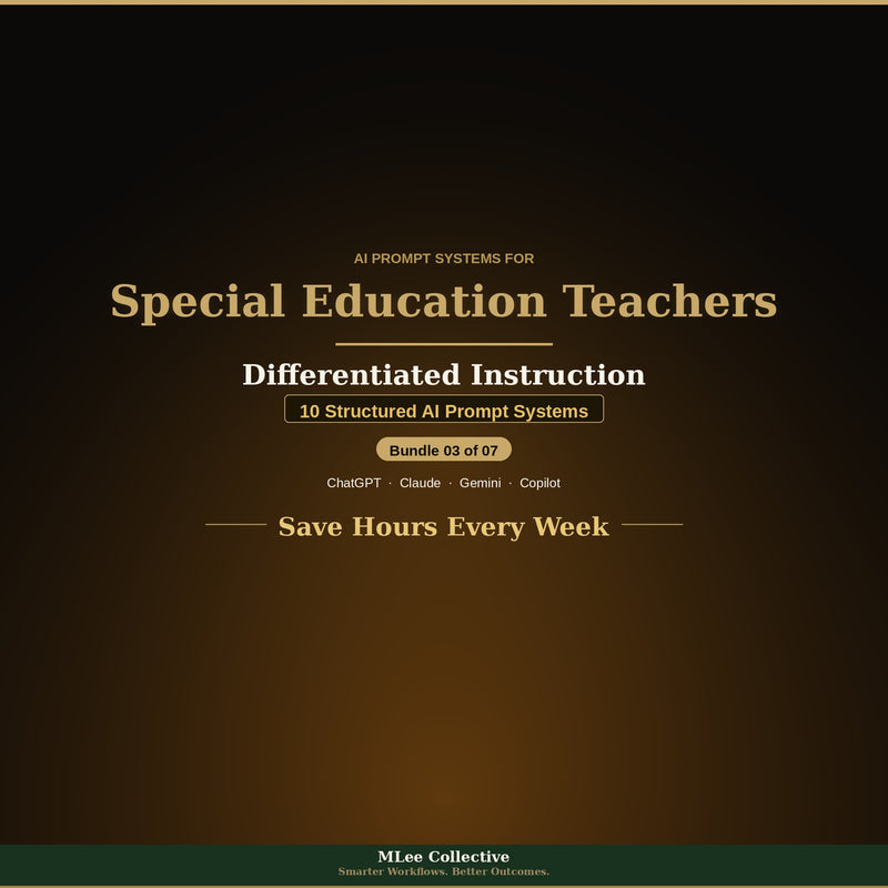 Special Education Teachers — Differentiated Instruction