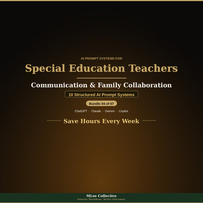 Special Education Teachers — Communication & Family Collaboration