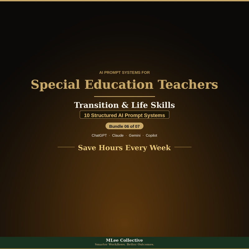 Special Education Teachers — Transition & Life Skills