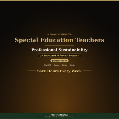 Special Education Teachers — Professional Sustainability