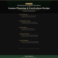 Elementary School Teachers — Lesson Planning & Curriculum Design - Image 3