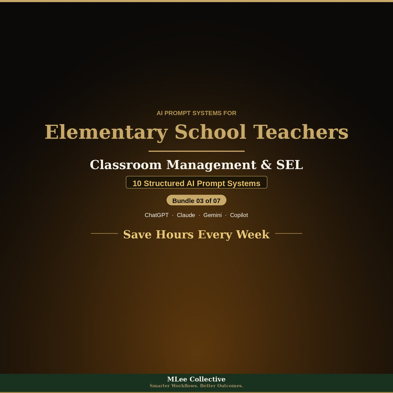 Elementary School Teachers — Classroom Management & SEL