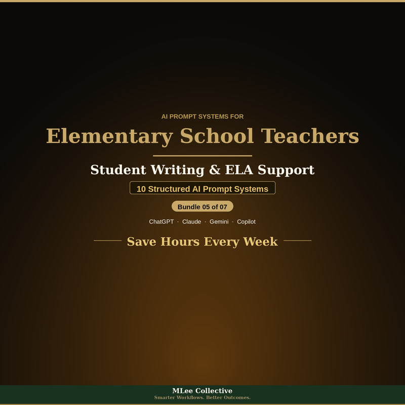 Elementary School Teachers — Student Writing & ELA Support