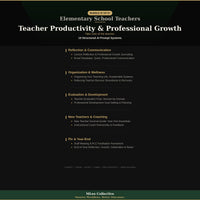Elementary School Teachers — Teacher Productivity & Professional Growth - Image 3