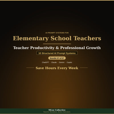 Elementary School Teachers — Teacher Productivity & Professional Growth