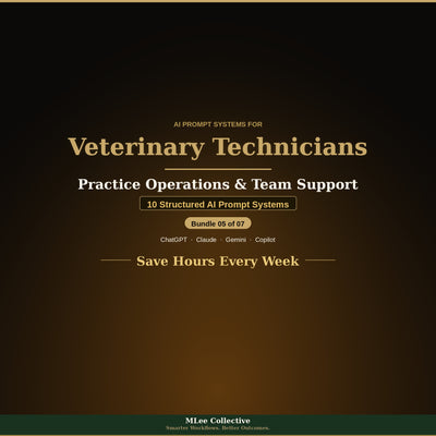 Veterinary Technicians & Veterinary Teams —  Practice Operations & Team Support
