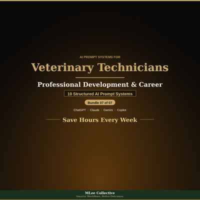 Veterinary Technicians & Veterinary Teams — Professional Development & Career